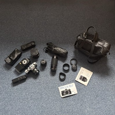 Minolta XD7 Retro Kamera, Top Zustand Inkl. Zubehör