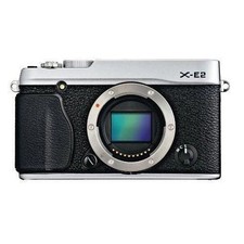 Fujifilm X-E2 Silver Mirrorless Camera Body Used 1-Year Warranty Excellent Condi