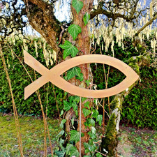 Kommunion Fisch Rost Dekoration Erstkommunion Konfirmation