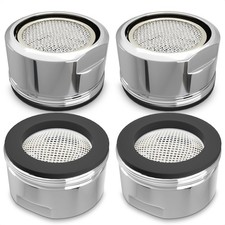 4Pcs Bathroom Faucet Aerator Replacement - 15"/16" 24mm Kitchen Brass