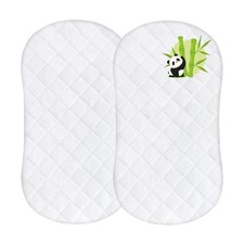Bassinet Mattress Protector Waterproof Cover Compatible with Halo BassiNest S...