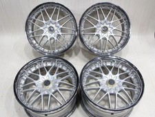 Jdm C213 Deep Rim Discontinued 3-piece Bridgestone Turning Mesh Wheels No Tires Jdm C213 Deep Rim Discontinued 3-piece Bridgestone Turning Mesh Wheels No Tires