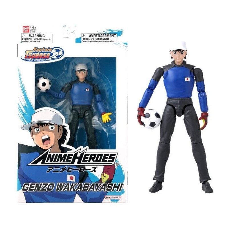 Figurine Genzo Wakabayashi Captain Tsubasa 17 cm pour décorer votre bureau de passionné manga