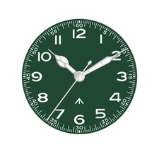 28.5mm Watch Dial Hands Green Luminous For Nh35 Nh36 Movement Watch Accessories