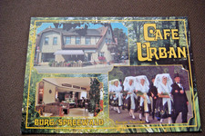 Ansichtskarte Spreewald  Cafe Urban in Burg und Burger Trachten Postkarte