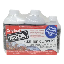 New KREEM Combo Kit Gas Tank Fuel Liner Sealer Motorcycle ATV Rust Coating Seal
