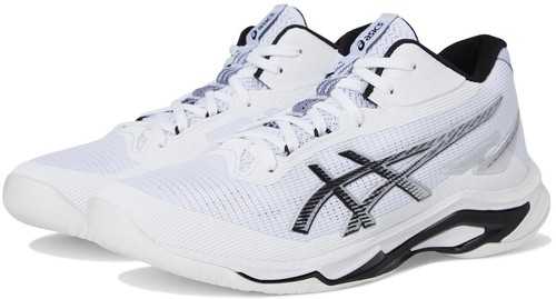 ASICS NETBURNER BALLISTIC FF MT 4 ホワイト ASICS Netburner Ballistic FF MT 4 (MID) Men's Indoor Shoes