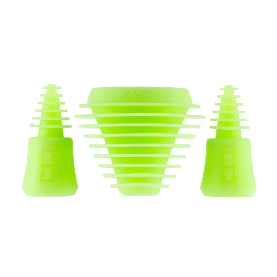 TOP VACUUM PARTS Hemper Plugs + Caps | Universal Cleaning Plugs for Glass Water Pipes & More | Fi
