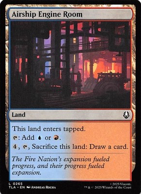 Airship Engine Room 265 Avatar: The Last Airbender Magic the Gathering