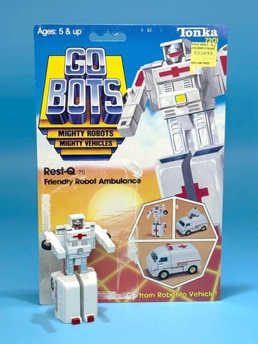 Super nice!  GoBots REST-Q - 100% Complete w/ Cardback - 1984 Tonka