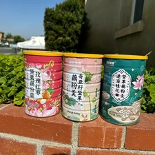 Lotus Root Osmanthus Nuts Fruit Powder Starch Cereal Soup - Bot Cu Sen An Sang