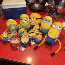 13 Minions Despicable Me Plush Toy Lot