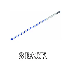 IRWIN Weldtec Ship Auger, 5/8-Inch x 17-Inch (3043007) PACK OF 3