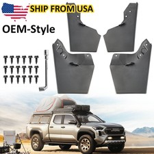 Genuine-style 4pcs For Toyota Tacoma N400 2024 2025 2026 Splash Guards Mud Flaps Genuine-style 4pcs For Toyota Tacoma N400 2024 2025 2026 Splash Guards Mud Flaps