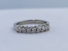 platinum natural diamond band rind size 6.75