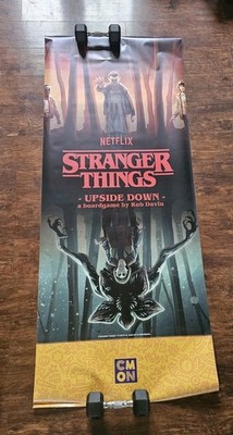 Stranger Things: Upside Down - Board Game Promotional Poster Banner CMON