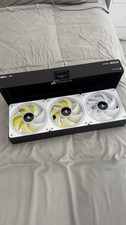 Corsair iCUE LINK QX120 RGB 120mm Magnetic Dome Fans Fan Starter Kit w/ LINK HUB