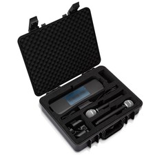 Wireless Mic Case - Hard Shell Case Compatible with Shure BLX288/SM58/PG58/BE...