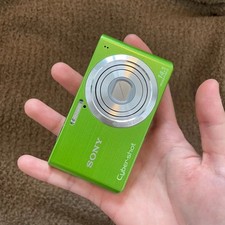 Green Sony Cyber Shot DSC-W610 14.1MP 4.0x Optical Zoom CCD Digital Camera