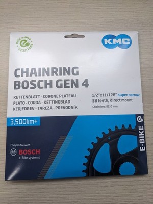 KMC Kettenblatt für Bosch Gen 4 38 Zähne schwarz Direct Mount
