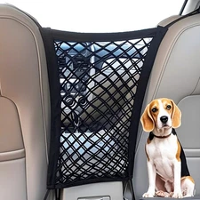 2PCS Dog Car Net Barrier, Dog Net for Car Pet Netting for Car-11.2*9.8in
