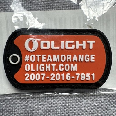 Olight Team Orange Small Patch NEU