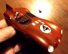 ( Looks Like) TYCO S SPEEDWAYS 1964 JAGUAR D SLOT CAR BODY FOR PARTS