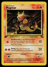 magmar pokemon card value 39 62 Magmar [1st Edition] #39 Prices | Pokemon Fossil