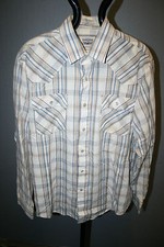 Vintage Levi's 1970s L Men's Long Sleeve Levi Strauss Button Down Plaid Shirt