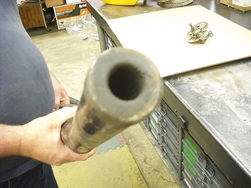 1973 husqvarna WR 125 exhaust pipe header heat sheild - Picture 5 of 7