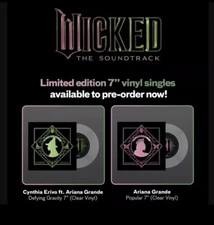 [BUNDLE] Wicked: Ariana Grande - Defying Gravity & Popular 7” Vinyl Ships Now