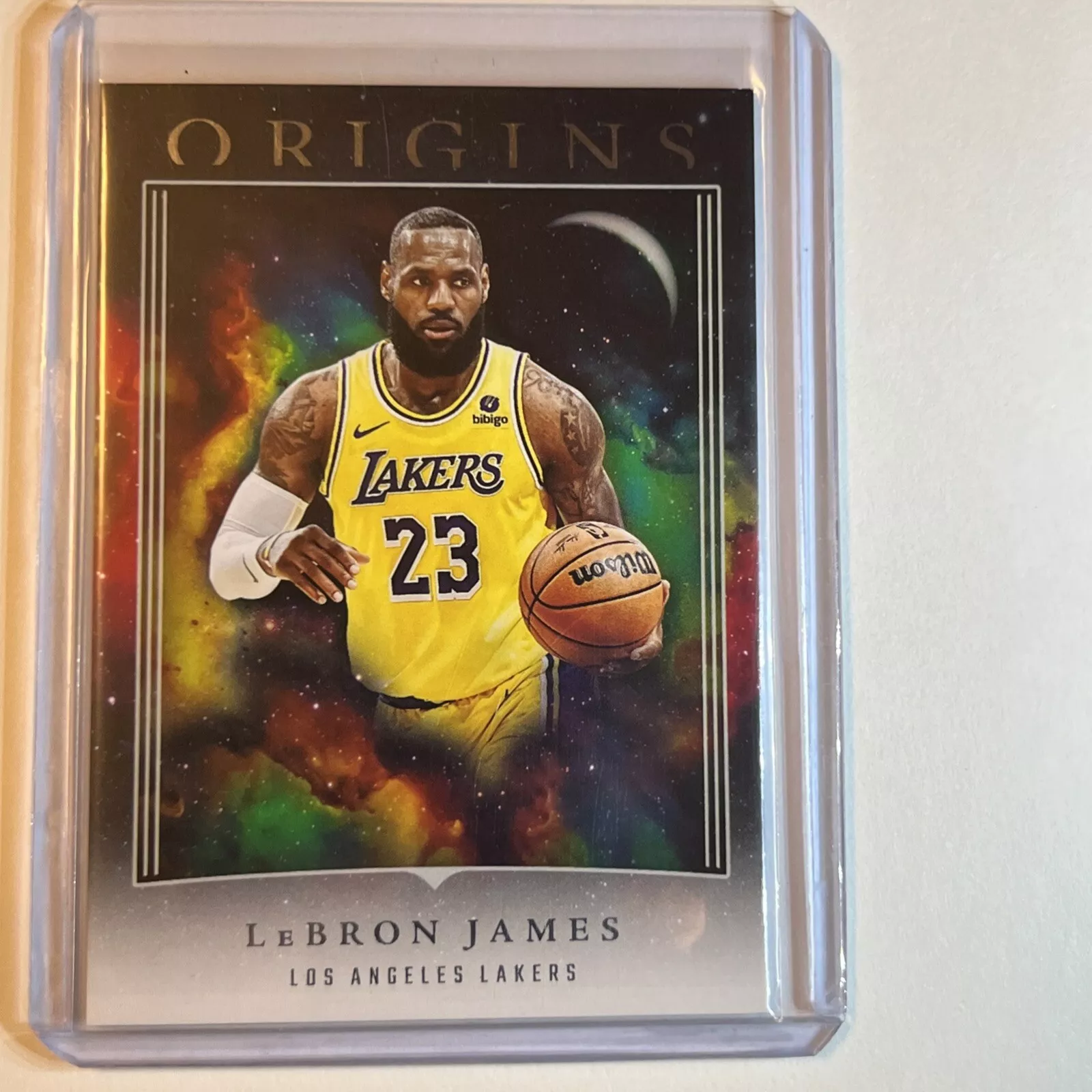 Lebron James trading card