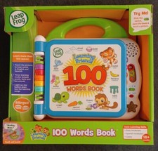   Leap Frog Learning Friends 100 Words Book English Spanish Interactive Learning
