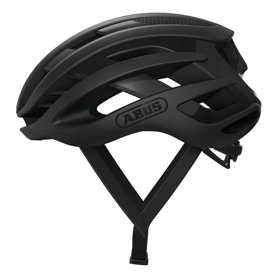 casco airbreaker velvet black nero opaco Abus bicicletta