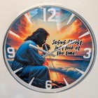 Funny Jesus Wall Clock Kitchen Clock  New Home Birthday Gift Fathers Day