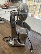Hamilton Beach 730-C CHROME DRINK MASTER Milkshake Drink Mixer with CUP - NICE 