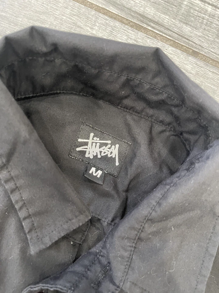 Camisa vintage Stussy - Streetwear EE. UU. con botones - Talla M Foto 4 de 4