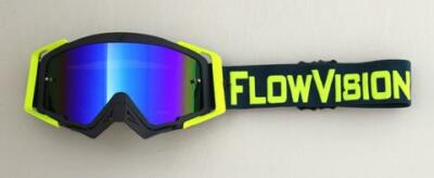 Flow Vision Rythem  Motocross Goggle: Aqua/Flo