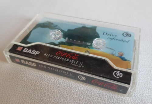 NOS Vintage BASF Coca Cola" VS II 90 TYPE II Blank Cassette Tape recording tape - Bild 2 von 5