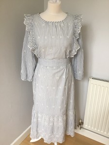 m&s white dress