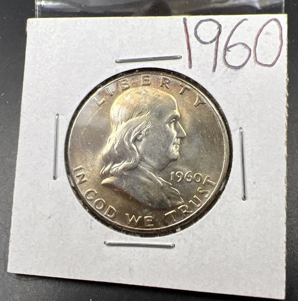 1960 P Franklin Silver Half Dollar Coin Choice BU UNCIRCULATED Nice ...