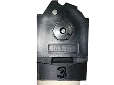 Ruger 10/22 10mm long Magazine Bumper Embossed Number