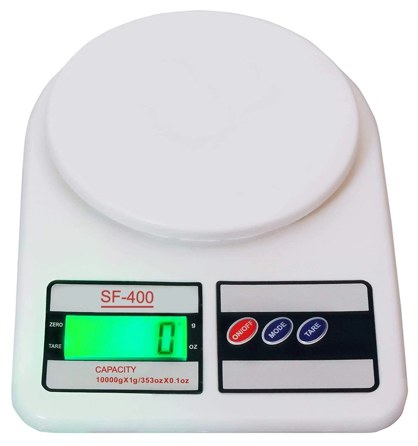 bulfyss electronic kitchen digital weighing scale (7 kg) - white