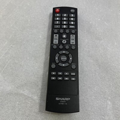 Original Sharp LC-RC1-14 Remote Control for Sharp LCD/ LED TVs (Sub LC-RC1-16)