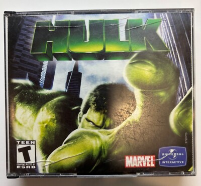 HULK 2003 | PC Windows CD-ROM | Marvel Universal Interactive | Install + 3 Disc