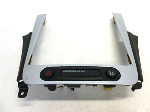 Chevrolet Malibu Radio Bezel Dash Vents Trim Silver / Black Chrome 08 - 12 OEM - Picture 2 of 9