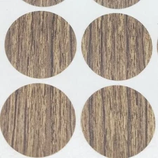 10 Sheet Self-adhesive Screw Covers Caps Hole Stickers Furniture PVC 21mm