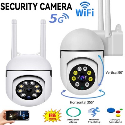 5G WiFi Wireless Security IP Camera System Outdoor 1080P Night Vision ...
