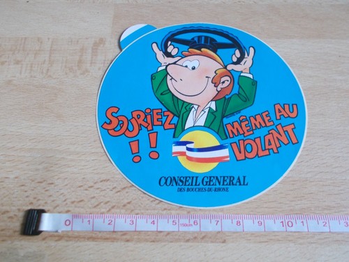 Selbstklebend Sicherheit Straßen- - Lächeln Même Zur Lenkrad - Mund Des Rhône