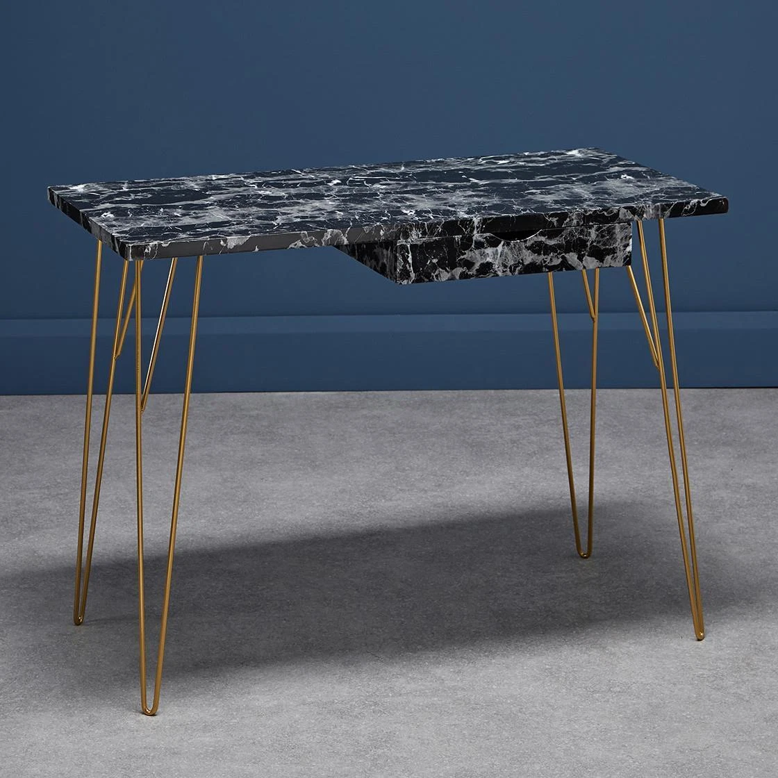 Gold legs for desk deals